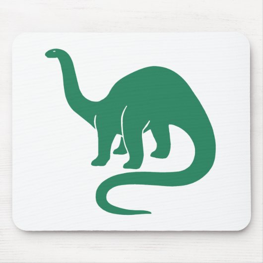 Dinosaurus Mousepad - Groen Muismat (Voorkant)