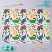 Dinosaurus naadloos patroon  tissuepapier (Craft)