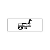 Dinosaurus Naam Zelfinkende Stempel (Design)