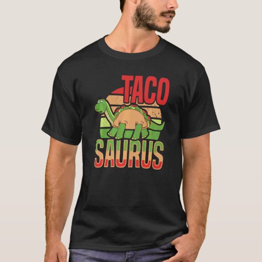 Dinosaurus National Taco Day Taco Saurus Dino Taco T-shirt (Voorkant)
