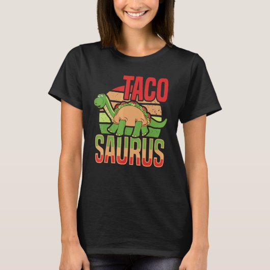 Dinosaurus National Taco Day Taco Saurus Dino Taco T-shirt (Voorkant)