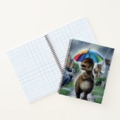 Dinosaurus notitieboek. notitieboek (Binnen)