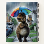 Dinosaurus notitieboek. notitieboek (Achterkant)