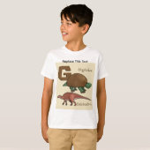 Dinosaurus of Prehistorisch dier T-shirt (Voorkant volledig)
