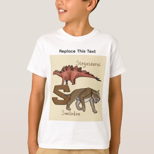 Dinosaurus of Prehistorisch dier T-shirt (Voorkant)