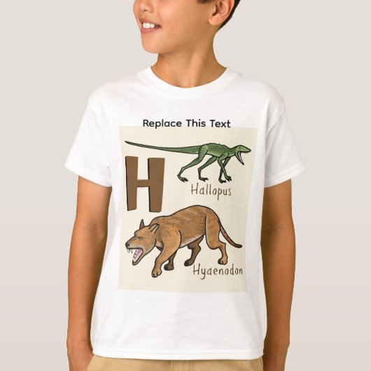 Dinosaurus of Prehistorisch dier T-shirt (Voorkant)