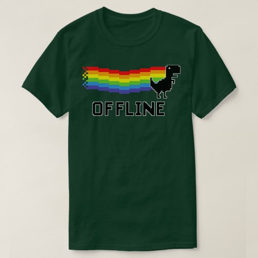 Dinosaurus offline 1 t-shirt (Design voorkant)