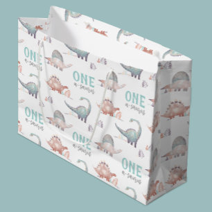 Dinosaurus One-A-Saurus 1e verjaardag Groot Cadeauzakje
