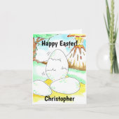 Dinosaurus Paas Kaart (Voorkant)