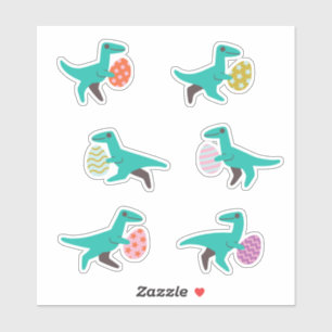 Dinosaurus paaseierjacht Stickers