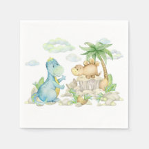 Dinosaurus Papieren Servetten, Kinderverjaardagsfe