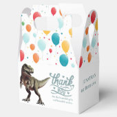 dinosaurus partij leveringen Grijs Bedankdoosjes (Geopend)