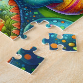 Dinosaurus Pasen Ei Tuin Legpuzzel (Zijkant)