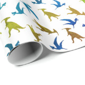 Dinosaurus Patroon Cadeaupapier (Rol Hoek)