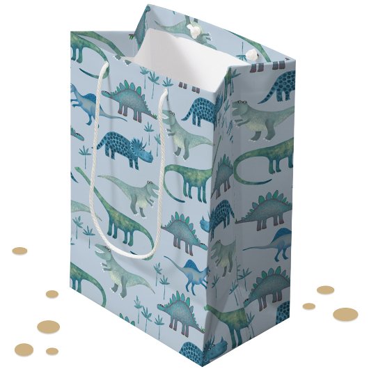 Dinosaurus Patroon Plezier Medium Cadeauzakje
