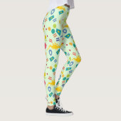 Dinosaurus Patterned Abstract Kleurrijk Leggings (Rechts)