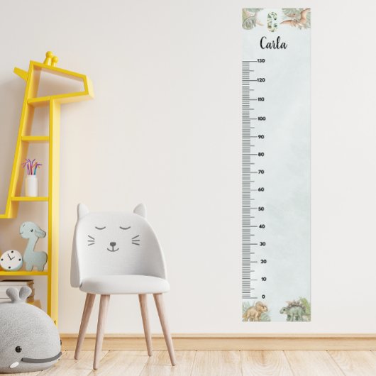 Dinosaurus Persoonlijke Naam Monogram C Groeigrafi Poster