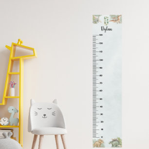 Dinosaurus Persoonlijke Naam Monogram D Groeigrafi Poster