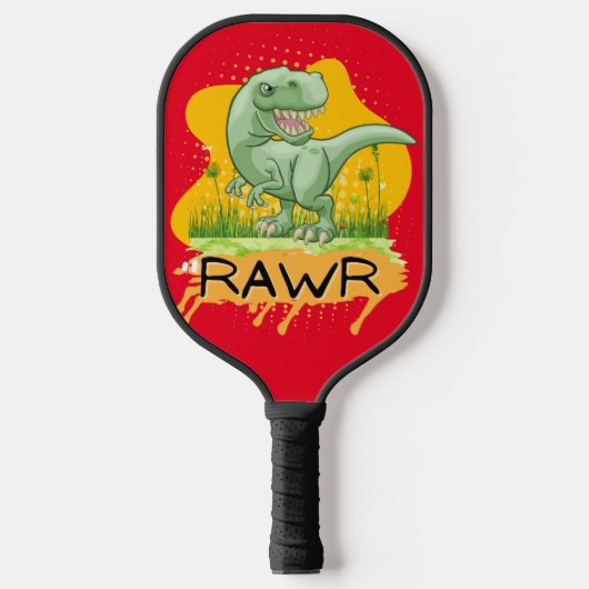 dinosaurus pickleball paddle (Voorkant)