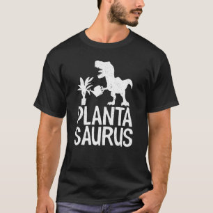 Dinosaurus Plantasaurus  Tuinieren Tuinierder Moed T-shirt