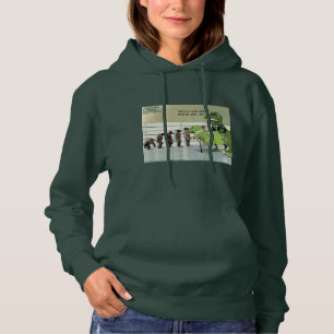Dinosaurus Politie Line-up Grappige Strip Hoodie