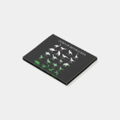 dinosaurus post-it® notes (Schuin)