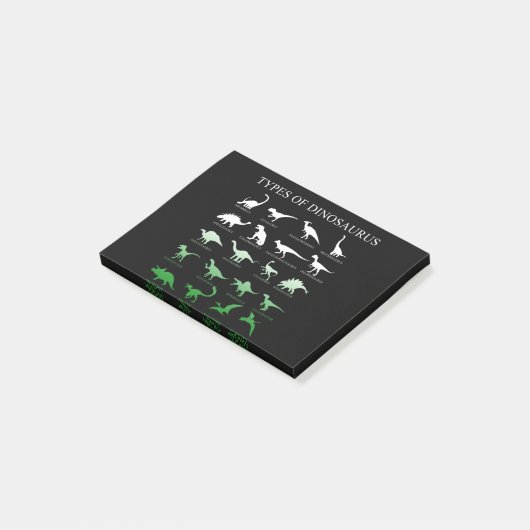 dinosaurus post-it® notes (Schuin)