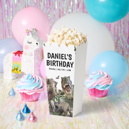 Dinosaurus Printable verjaardagsfeest, Dino Party Bedankdoosjes (Feest)