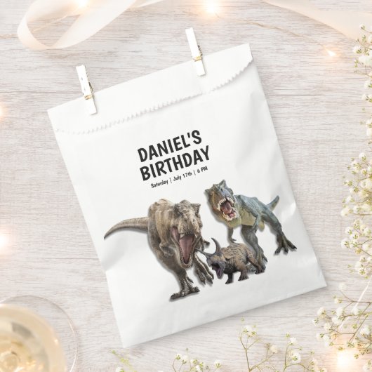 Dinosaurus Printable verjaardagsfeest, Dino Party Bedankzakje (Geknipt)