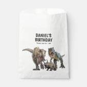 Dinosaurus Printable verjaardagsfeest, Dino Party Bedankzakje (Voorkant)