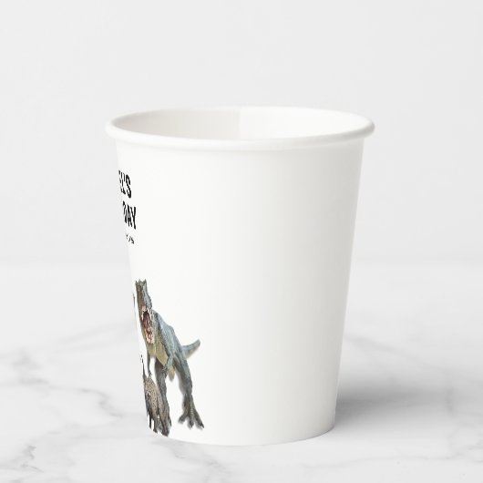 Dinosaurus Printable verjaardagsfeest, Dino Party Papieren Bekers (Links)