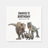 Dinosaurus Printable verjaardagsfeest, Dino Party Servet (Voorkant)