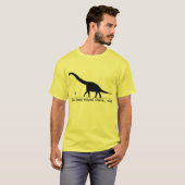 Dinosaurus Ren Grappig T-shirt Humor (Voorkant volledig)