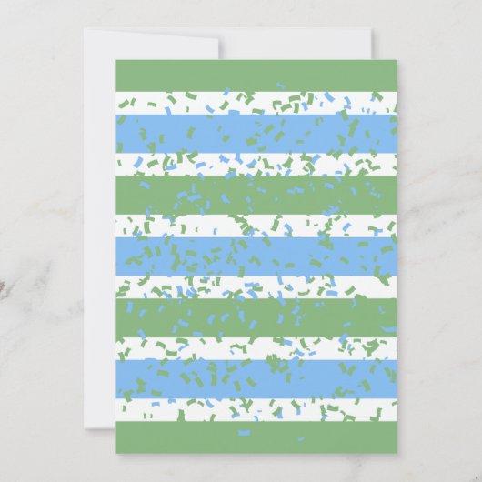 Dinosaurus Reuzen Verjaardagstaart Schattige Water Kaart (Achterkant)