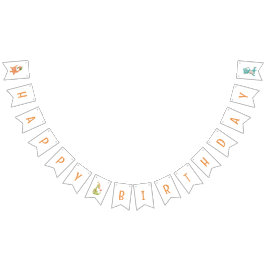 Dinosaurus Rex Verjaardagsfeestje Douche Bunting b Vlaggetjes