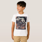 Dinosaurus Robot Buitenruimte T-shirt (Voorkant volledig)