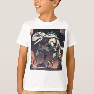 Dinosaurus Robot Buitenruimte T-shirt