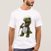 Dinosaurus Rockstar T-shirt (Voorkant)