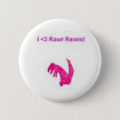 dinosaurus ronde button 5,7 cm (Voorkant)