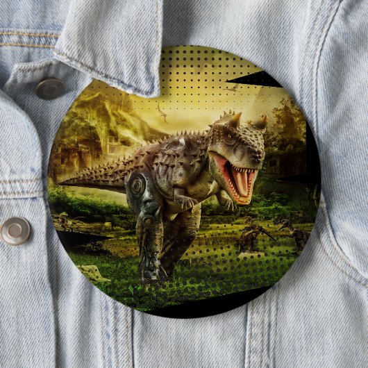 dinosaurus ronde button 6,0 cm (In situ)