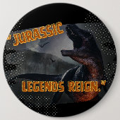 dinosaurus ronde button 6,0 cm (Voorkant)