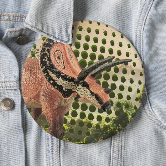 dinosaurus ronde button 6,0 cm (In situ)