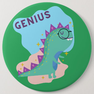 dinosaurus ronde button 6,0 cm