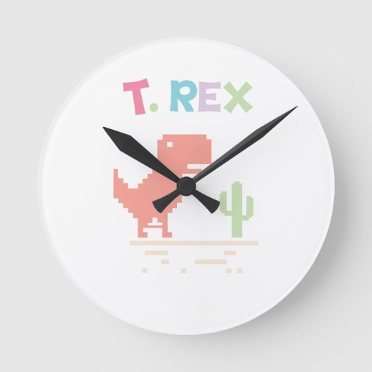 Dinosaurus Ronde Klok (Voorkant)
