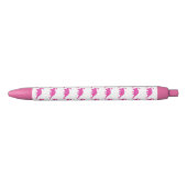Dinosaurus roze patroon blauwe inkt pen (Voorkant)