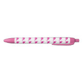 Dinosaurus roze patroon blauwe inkt pen (Bodem)