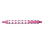 Dinosaurus roze patroon blauwe inkt pen (Achterkant)