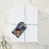 Dinosaurus Ruimtestcadeaukaartjes Cadeaulabel (Met Touw)