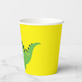 Dinosaurus Schattige 1e verjaardagsfeestje Kinder Papieren Bekers (Achterkant)