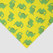 Dinosaurus Schattige 1e verjaardagsfeestje tissuep Tissuepapier (Detail)